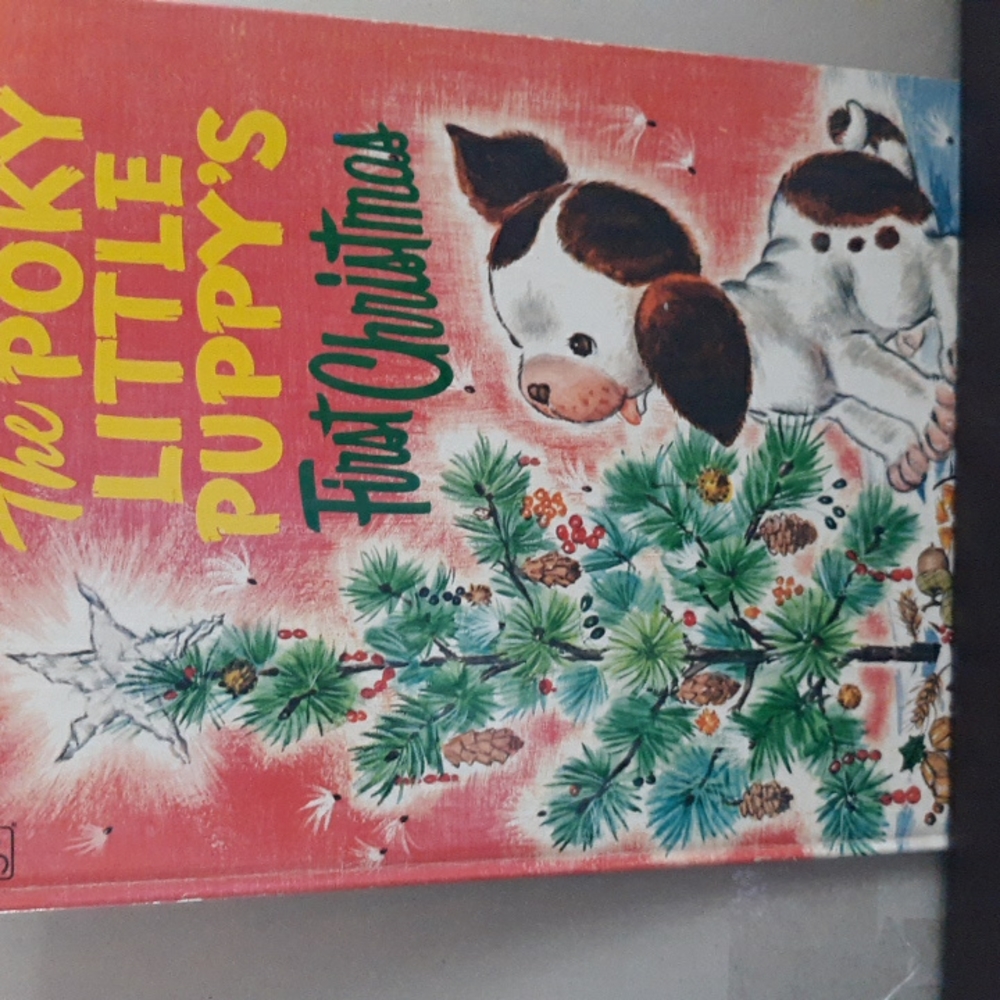 A Big Golden book,  The pokey Little Puppy's First Christmas
